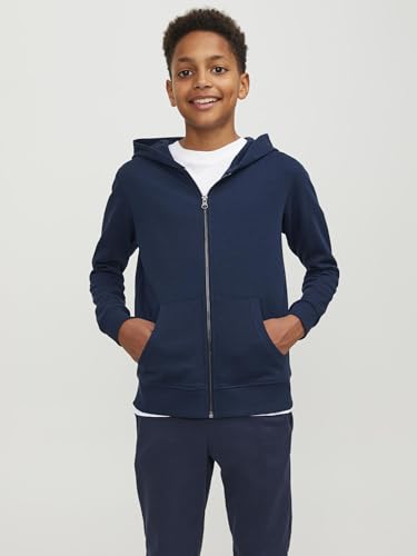 JACK & JONES Male Kapuzenjacke Plus Size Einfarbig Kapuzenjacke – Ansicht 2