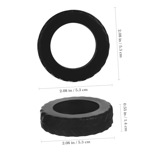 8pcs Silicone Luggage Wheel Protectors Mute and Shock-absorbent Suitcase Wheel Covers Nonslip Design for Standard Easy Installation Black2