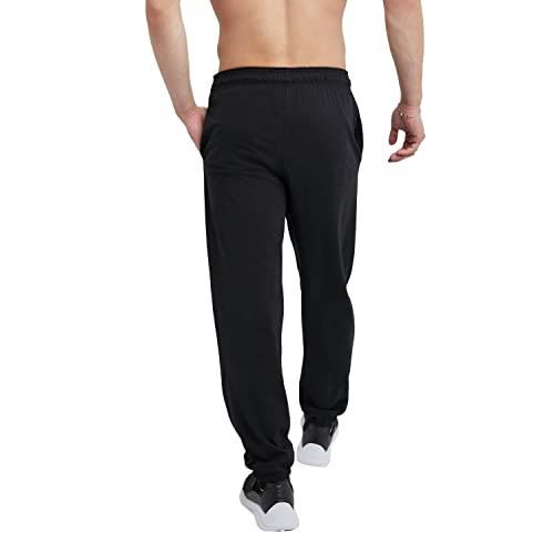 Champion Mens Everyday Cotton Closed Pant Pajama Bottoms, Black, Xx-Large Us #TOP1