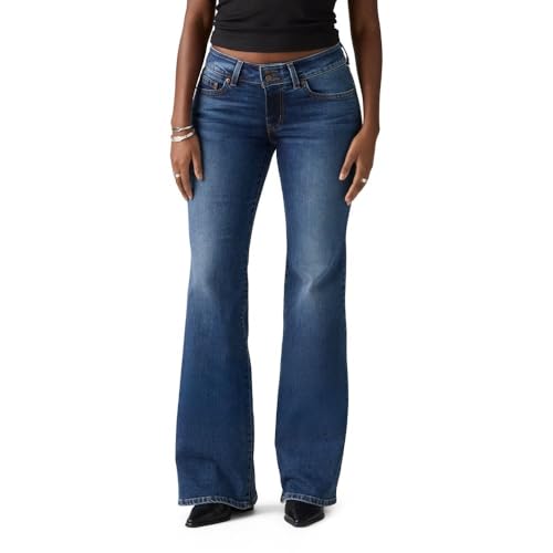 Levi's Women's Superlow Flare Jeans, (New) Healing Power (Stretch), 25