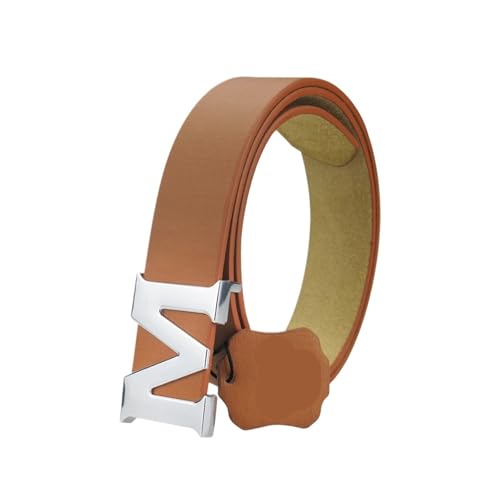 Women's detachable letter M board buckle PU belt jeans Halloween dress