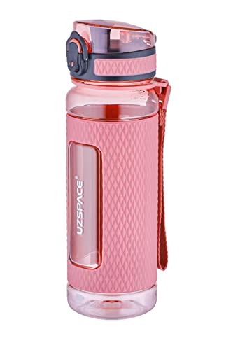 FiftyFifty 520 ml Tritan Su Matarası Silikon Korumalı Kaydırmaz Gövde Pudra