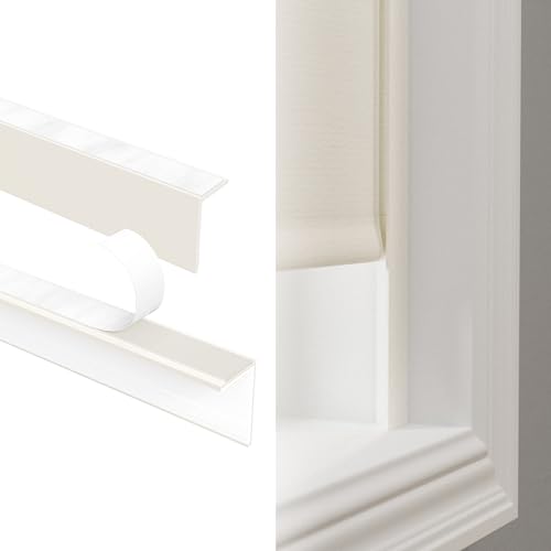 Lumino Blackout Roller Shade Side Tracks, 68" L Jasper Cream