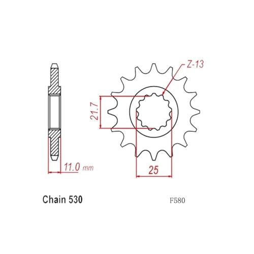 530 I[goCptgAXvPbgLbg hCu`F[p FZ6 04-09 R6 YZF-R6 YZFR6 03-20 YZFR7 YZF-R7 99-01(16T 46T)