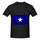 QIZYOQA Bonnie Blue Flag T-Shirt Cotton Short Sleeve for Men Women T-Shirt