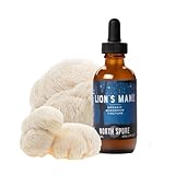 North Spore Organic Lion's Mane Mushroom Tincture (2 oz) | 100% Fruiting Body Extracts | for Focus, Memory, Brain Support | Certified Organic, Vegan, Non-GMO | Adaptogenic, Nootropic | Made in USA