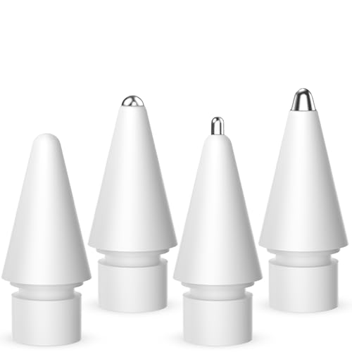 Inesore for Apple Pencil Tips Accessories with Exquisite Pen Tip Storage Box,Upgraded Tips...