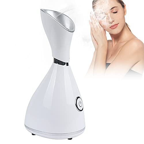 VECH Facial Steamer, Nano Ionic Facial Steamer Warm Mist Face Steamer for Women Moisturizing Cleansing Pores, Humidifier Atomizer Sprayer Moisturizing Face Steamer, Home Spa Facial Steamer