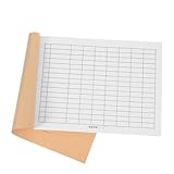 OFFSCH 空会計帳簿 財務管理 経費記録用 ノートブック 簿記元帳 線付きレジスターブック 中小企業や学校 オフィス 仓库 家での記録管理に適応