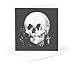 3dRose All Is Vanity - ghost, halloween, optical illusion, paranormal, silhouette, skeleton - Greeting Cards, 6 x 6 inches, set of 6 (gc_46711_1)