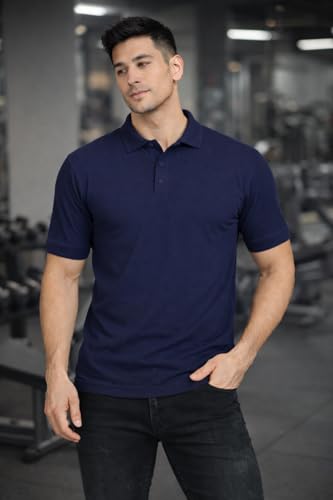 Image of Men Regular fit Polo Neck T Shirt||Casual Wear ||Half Sleeve Tshirt for Men