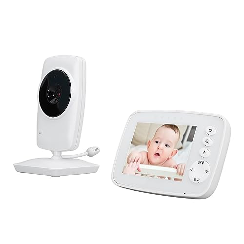 Monitor de bebê Doméstico, Monitor de bebê Com Vídeo Em Tempo Real para Monitoramento de Segurança (