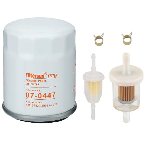 Tvent AM107423 Oil Filter Replacement for Kawasaki 49065-2071 49065-2070 49065-2078 49065-0724 49065-7010 Fits FX850V FX801V FJ180V FH381-721V FH601-770D FX751-FX1000V Engine Models