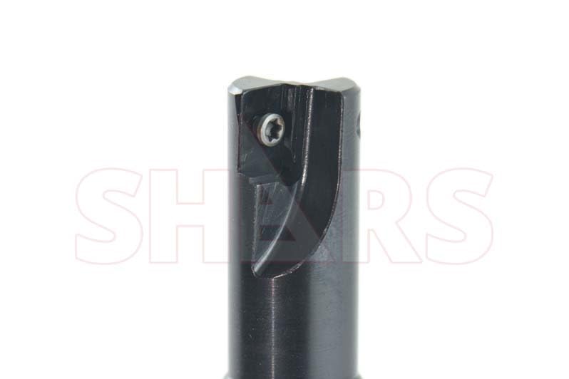 Image of Shars CNC 5 /8 inch 90 2 Flute Indexable End Mill with 2 PCS of APKT 1003 Insert NEW 404-1861W+404-6960(2) ![