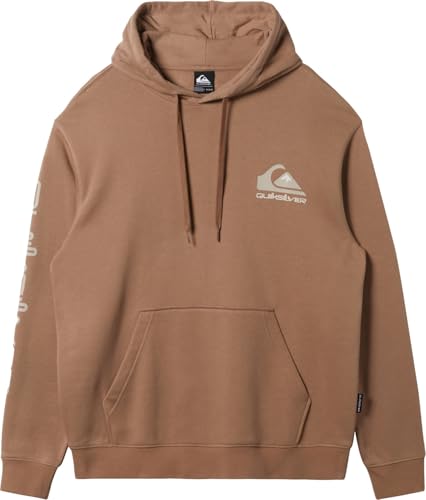 Quiksilver - Mens Omni Logo Hoodie, Color Portabella, Size: Medium