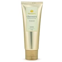 Shankara Gheesutra Hand and Foot Cream with 100X Washed A2 Ghee, Moringa, and Bamboo to Hydrate and Nourish Chapped, Dry Feet and Hands Ayurvedic Foot Care for All Skin Types
