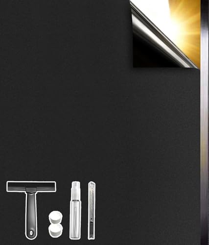 Qualsen Verduisteringsfolie voor ramen, zelfklevend