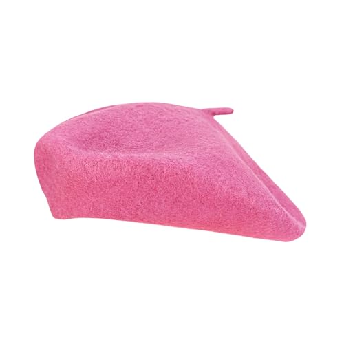 Image of Klong Women Wool Beret Hat French Style Solid Color