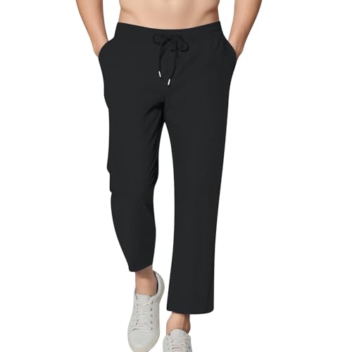 Generisch Long Jogging Bottoms, Men's Lightweight Casual Trousers, Thin Sports Trousers, Quick-Drying Running Trousers, Comfortable Summer Trousers, B