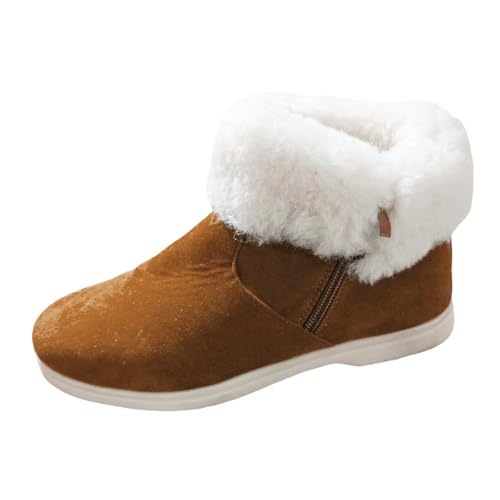 Bottes au-dessus du genou pour femme d'hiver unies et confortables