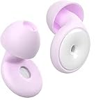 4 Sizes of Eartips Silicone Soft Reusable EarPlugs, for Sleep Concert Noise Sensitivity with Case