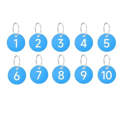 Étiquettes numérotées en alu pour ne plus perdre vos clés - 4