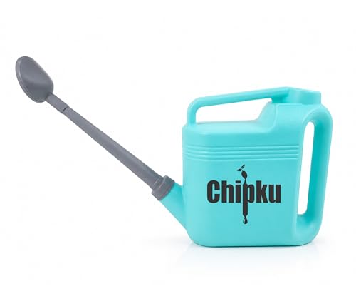 Image of Chipku 5 Litre Garden Watering Can with Sprinkler Nozzle | Durable Lightweight Plastic Water Can for Home, Balcony & Outdoor Plants | Easy Pour Long Spout