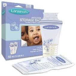 Lansinoh Breast Milk Storage Bags, 50-Count Pack of 6