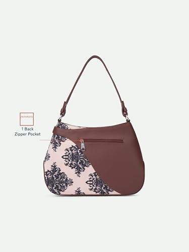 Image of ZOUK Ira Handbag | Stylish Women's Handbag | Luxury Shoulder Bag for Women | Trendy | Fancy Ladies Handbags | Small Purse for Events | Water-Resistant