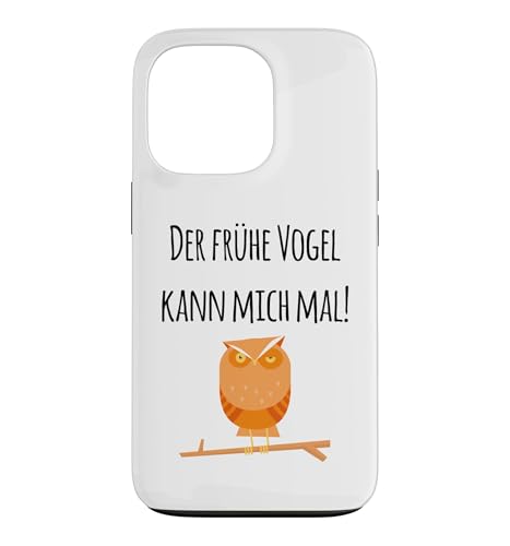 Der fruhe Vogel (�t�H�[�Q�� �~�b�`�E�}��) Verschlafene Eule �y�����h�C�c�� �X�}�z�P�[�X iPhone 13 Pro �p