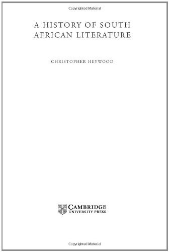 A History of South African Literature