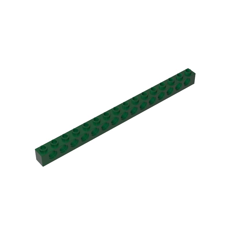 XYEIUGO 3703 Technology Brick Technic Brick 1x16 [15 Holes], 10 PCS