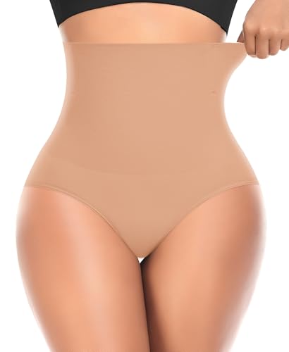 Image of Werena Tummy Control Shapewear for Women High Waisted Body Shaper Panties Slimming Girdle Shaping Briefs