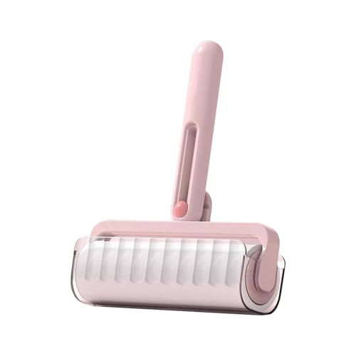 Rouleau anti-peluches, rouleau adhésif d'épilation de chat pour voiture, fournitures de nettoyage portables pour vêtements, tapis, tissus d'ameublement, literie, chaussures, linge, voyage, maison