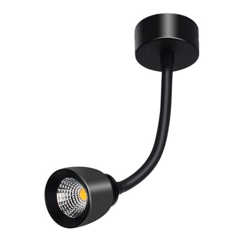 Projecteurs solaires à LED 5W 7W noir rotatif pour lecture au lit et bureau