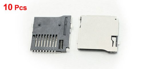 Micro SD (TF) Card Socket Holder SMT SMD Push Type 9 Pin 10pcs