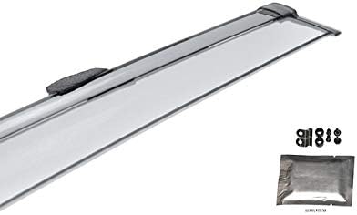 WellVisors Window Visors Wind Deflectors Compatible with Nissan Altima 2019-2026 with Black Trim Rain Guards 3-847NS023