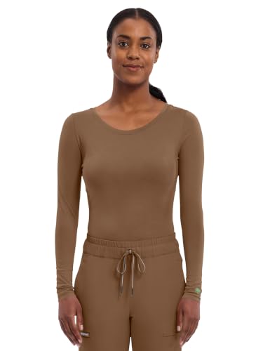 Image of Healing Hands Underscrub Long Sleeve Women Knits Scrub Tops