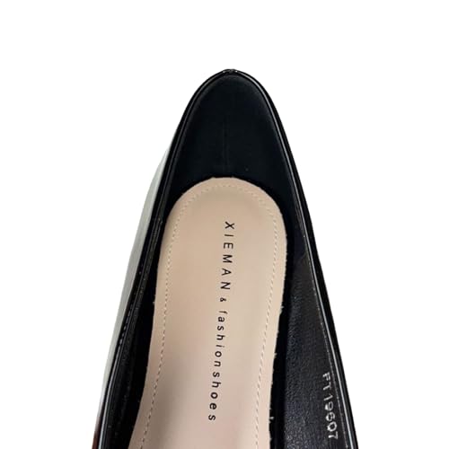 Women's Patent Leather Pointed Toe Flats Slip On Casual Work Dressy Flat Shoes Comfortable Ballet Flats4