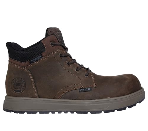 Skechers Men's Hands Free Slip Ins Safety Cupsole Composite Toe Industrial Boot2