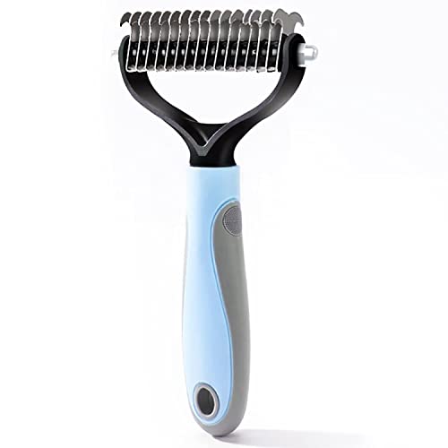 BESTOTTAM Dog Brush Pet Grooming Brush Slicker Dog Comb Self Cleaning Brush Comb for Dogs Cats Puppy Pet Accessories Hair Shedding Brush for Dogs Pet Care Comb (long hair)