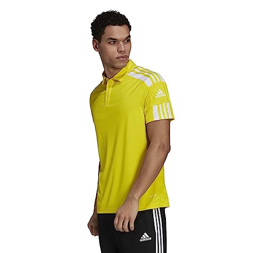Adidas Hombre Squadra 21 Polo Shirt, Team Yellow/White, S - imagen 2