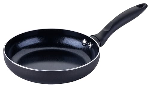 FACKELMANN Essential Highrise - Sartén pequeña (14 cm de diámetro, apta para hornos pequeños, revestimiento antiadherente de cerámica), color negro