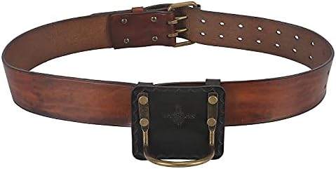 Tourbon Fixed Hammer Holder Lightweight Leather Snips Cutter Pliers Axe Tool Belt Loop