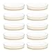 ULTECHNOVO 10Pcs Petri Placcas Cancella Piastre Agar Agar Piatti Sterili Piatti di Petri per Scienze Scienze Esperimento Project Lab Storeding Seeding Science Party a Tema
