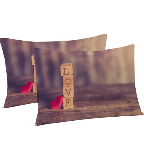 Parure de Lit 220x240 Amour en Microfibre Douce avec Fermeture Éclair Invisible - 8