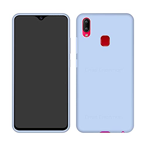Image of Case Creation Luxurious OG Series for VivoY93 Case Cover,Anti-Dirty Slim Case Frosted Matte Cute Candy TPU Raised Bezel (Splash of Color) Back Cover for Vivo Y93 -Purple