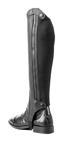 Equinavia Fia Womens Classic Equestrian Leather Half Chaps | Comfortable & Durable Grip3