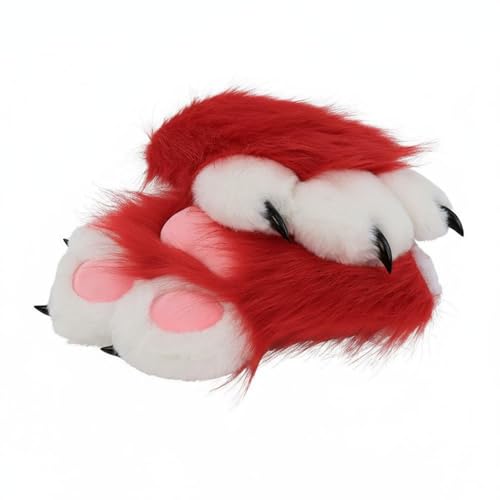 Gant patte animal pelage doux idéal pour réussir votre cosplay