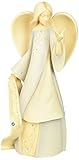Foundations September Monthly Angel Stone Resin Figurine, 7.5”